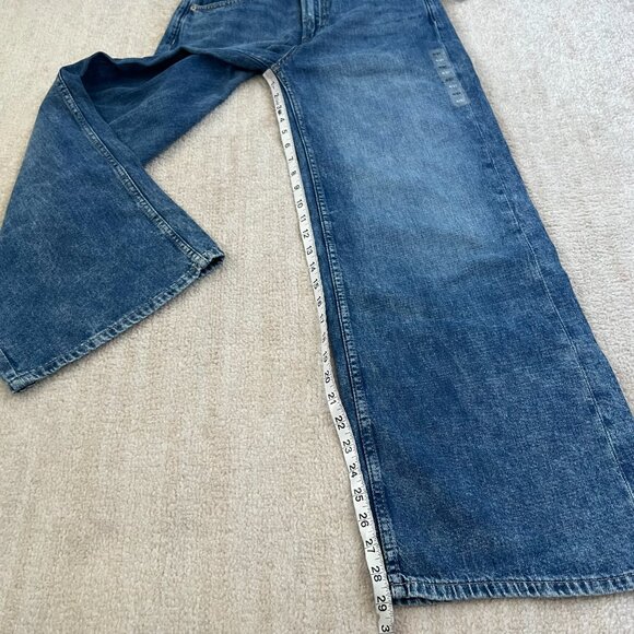 NWT Gap High Rise Wide Leg Blue Jeans 4/27R - Picture 5 of 11